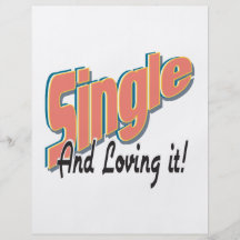single and loving it personalized flyer