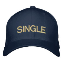SINGLE EMBROIDERED BASEBALL CAP