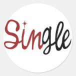 Single Round Stickers