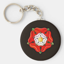 Single Tudor Rose Key Chains