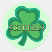 Siobhan Irish Round Sticker