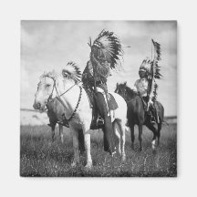 Sioux Chiefs, 1905 Fridge Magnets