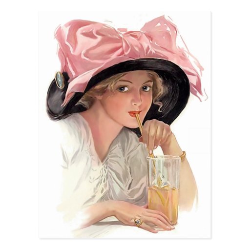 Sipping Soda Postcards