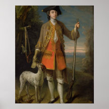 Sir Edward Hales, 1744 (oil on canvas) Print