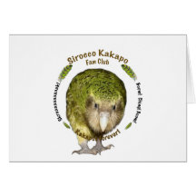 Sirocco Kakapo Fan Club Card