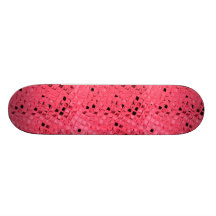 Sissy Shiny Red Diamonds Girly Girl Skateboard