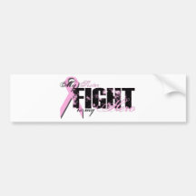 Sister Hero - Fight Breast Cancer Bumper Stickers
