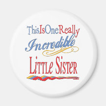 Sisters: Big Little and Middle Fridge Magnet