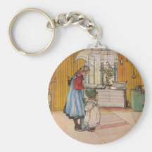 Sisters - Koket av Carl Larsson Key Chains