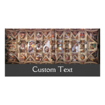 Sistine Chapel Ceiling Personalized Photo Card
