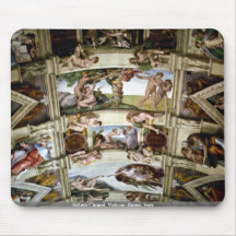 Sistine Chapel, Vatican, Rome, Italy Mousepads
