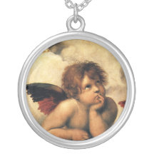Sistine Madonna Angels by Raphael Raffaello Personalized Necklace