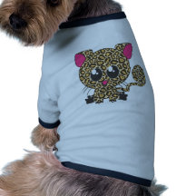 Sitting Jaguar Dog Tee Shirt