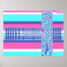 Sitting on the Fence Poster