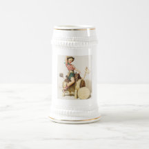 Sitting Pretty Western Pin Up Girl ~ Retro Art Coffee Mugs