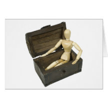 SittingInTreasureChest031910 Greeting Card
