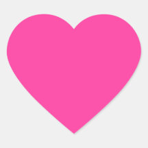Sixties Lipstick Pink Heart Stickers