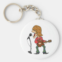 Sixties Rocker Key Chains