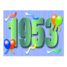 Sixtieth Birthday 1953 Postcard