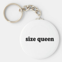 SIZE QUEEN KEYCHAIN