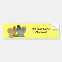 Sizzle Chickens Bumper Stickers