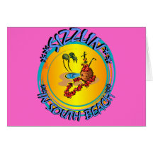 Sizzlin in South Beach Cards