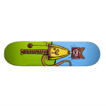 Skateboard, Cat Girl