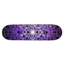 Skateboard Floral abstract background