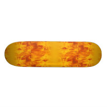 Skateboard Golden Reflection