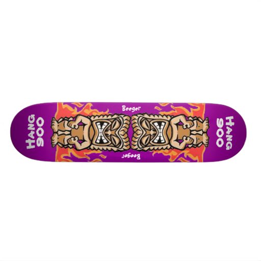 Skateboard - Hawaiian Tiki  (Hanging 900)