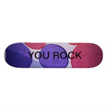 skateboard with dots n YOU ROCK