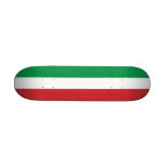 Skateboard with flag of Italy