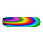 Skateboard with Rainbow