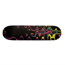 Skateboards - cool, bright rainbow abstract