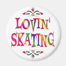 Skating Lover Fridge Magnet