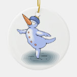 Skating Snowman Ornaments