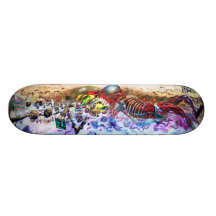 Skeletal Milkshake - Sk8 Art Skate Deck