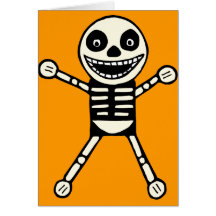 Skeleton Greeting Card