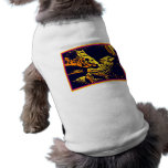SKELETON KING "LIVE FREE, DIE FREE" DOG CLOTHES