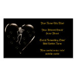Skeleton Love Hearts Business Card Template