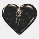 Skeleton Love Hearts Sticker