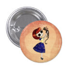 Skeleton Pin up Girl with her Cat