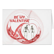 Skeletons in Love Cards