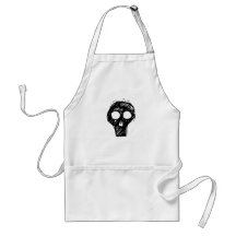 Sketch Skull Aprons