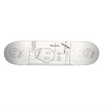 Sketchy Skull Skateboard