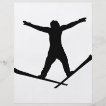 ski jump icon flyers