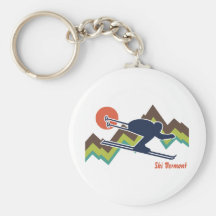 Ski Vermont Keychain