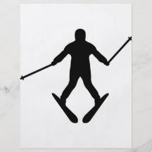 skijump icon full color flyer