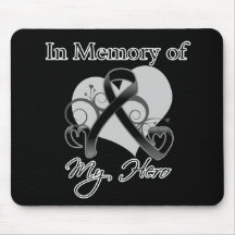 Skin Cancer In Memory of My Hero Mousepad