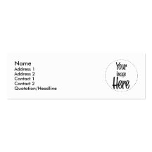 Skinny Card - Customised Business Card Templates